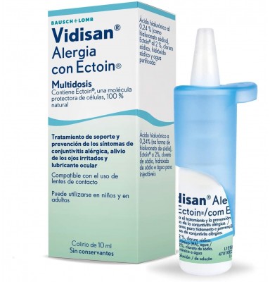 VIDISAN ALERGIA CON ECTOIN...