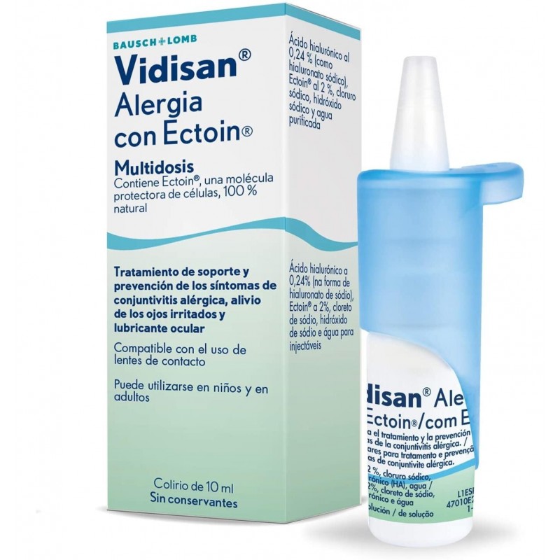 VIDISAN ALERGIA CON ECTOIN COLIRIO MULTIDOSIS 10 ML