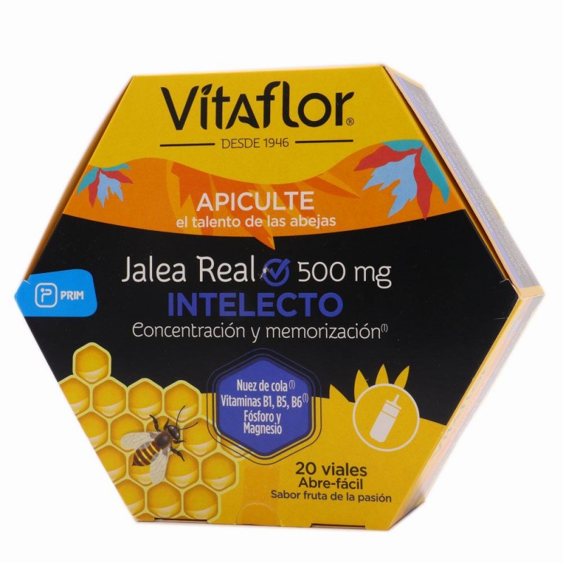 VITAFLOR INTELECTO 20 VIALES SABOR FRUTA